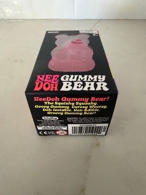 NeeDoh Gummy Bear Squishy Toy - Pink